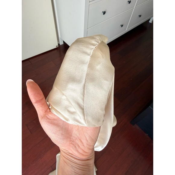 Reformation Veida Silk Champagne Dress - Picture 5 of 7